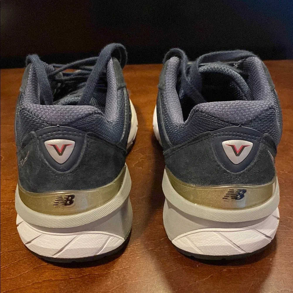 New Balance 990V5 Navy/Silver - Picture 4 of 7